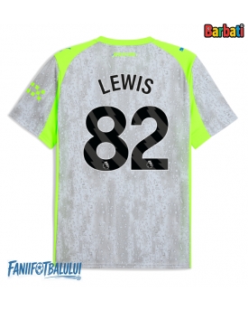 Manchester City Rico Lewis #82 Tricou Fotbal Replică 2025-26 Barbati Treilea